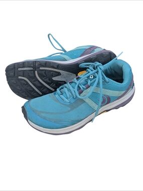 Topo Athletic Women's Size 9 Terraventure 3 Running Shoes Sneakers Teal/Purple